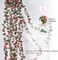 2Pcs 16.4Ft Flower Garland Artificial Rose Vines for Bedroom, Cute Fake Hanging Flower Vines Floral Garland Decorations for Wedding Party Wall Room Decor Aesthetic